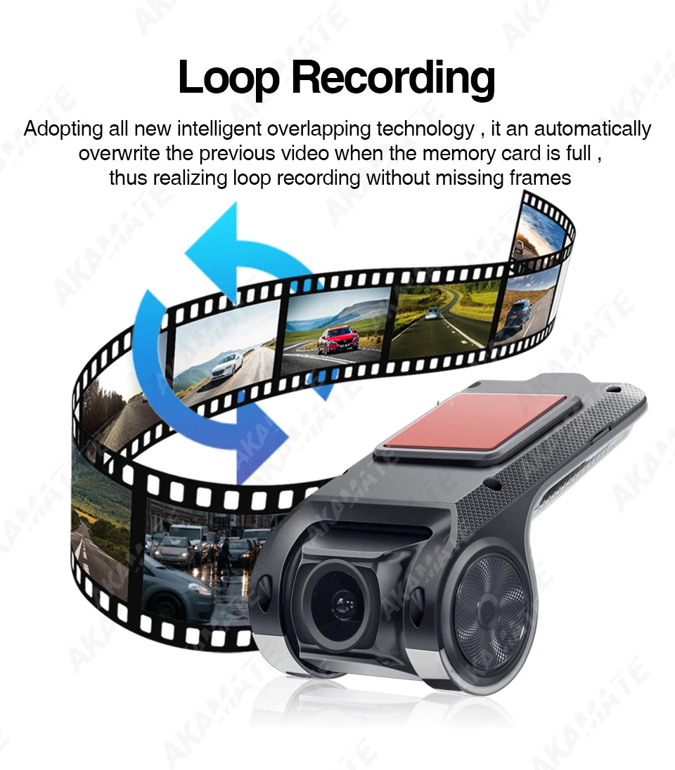 Dash Cam ADAS Car Electronic Dog USB AR Dash Cam Full HD 720P For Android Car Radio Camera Recorder DVR Dashcam Camcorder