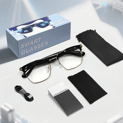 GT-33 smart glasses anti-blue light glassesTranslation Sunglasses Voice Remote Control Music Eyewear Waterproof Eyeglasses