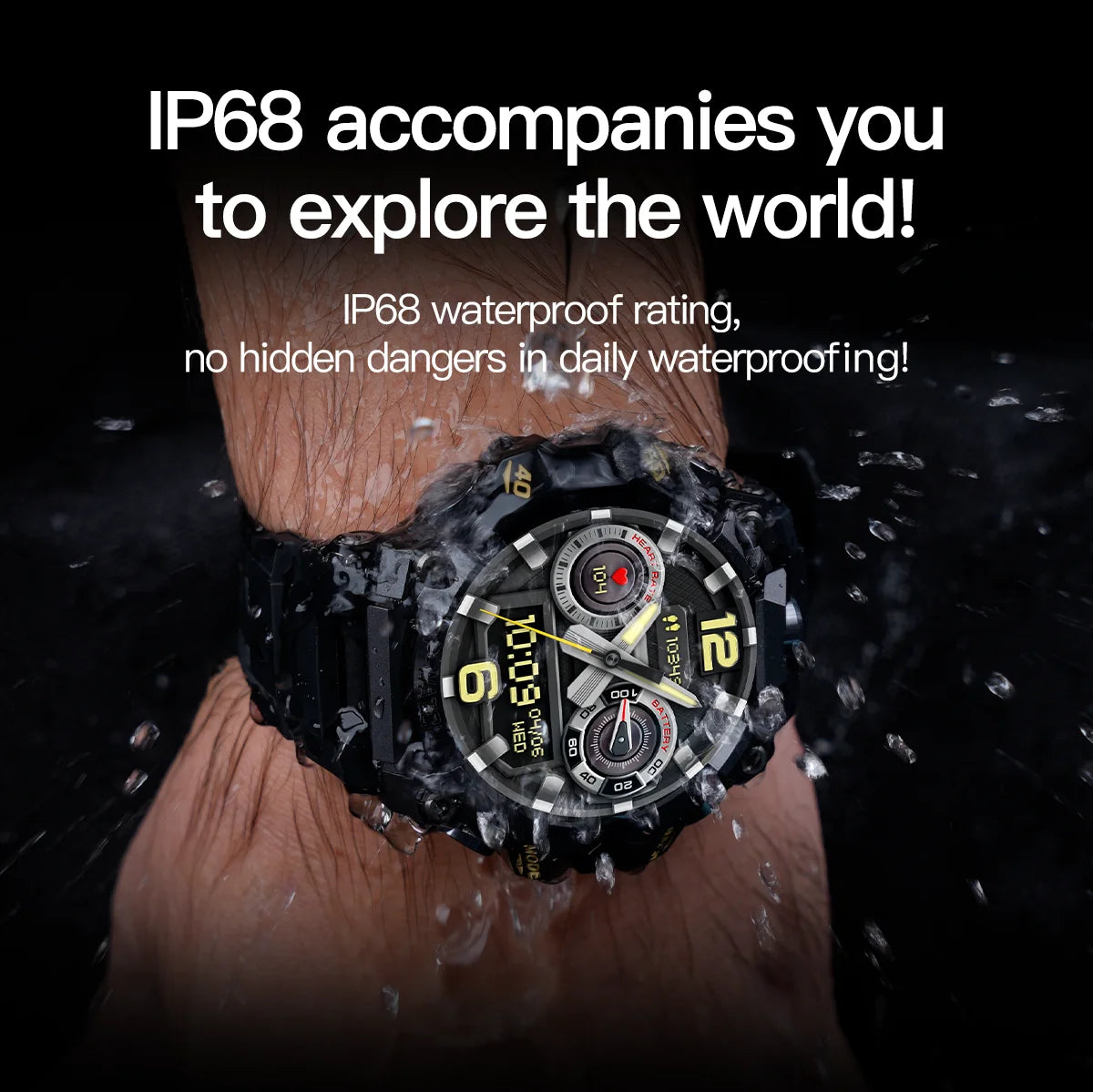 4G LTE Android Smart Watch With 1.508-inch Amoled Screen 8MP Dual Camera GPS IP68 Waterproof Outdoor sports Health monitoring