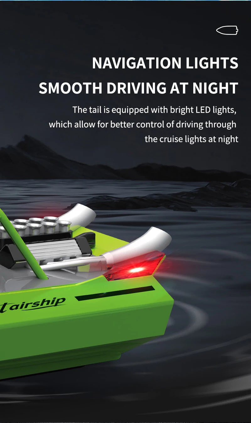 TY725 RC Boat TURBOJET PUMP High-Speed Remote Control Jet Boat Low Battery Alarm Function Adult Children Toys Gift