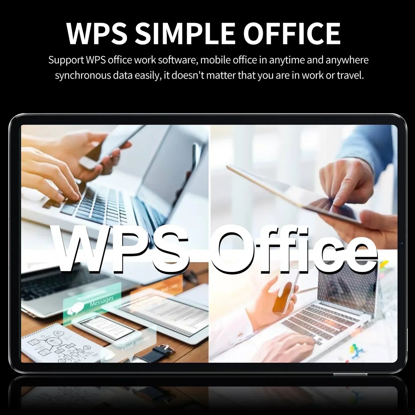 Android Tablet, 11 Inch Android 15 Tablet with Keyboard, 24GB+128GB, 2TB Expand, 8000mAh, 5MP+13MP, 5G WiFi, Mi IPS Touch Screen