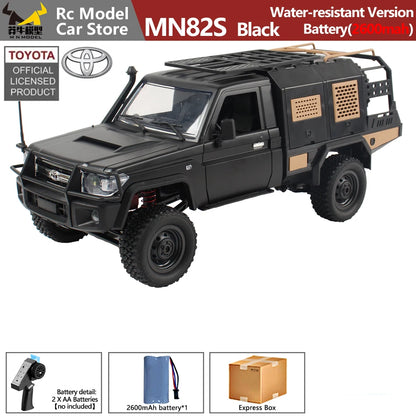 MN MODEL 1/12 4WD Remote Control Diving Off-road Car Climbing Truck All Terrain Vehicle Rock Crawler Wading Pickup Toy for Adult