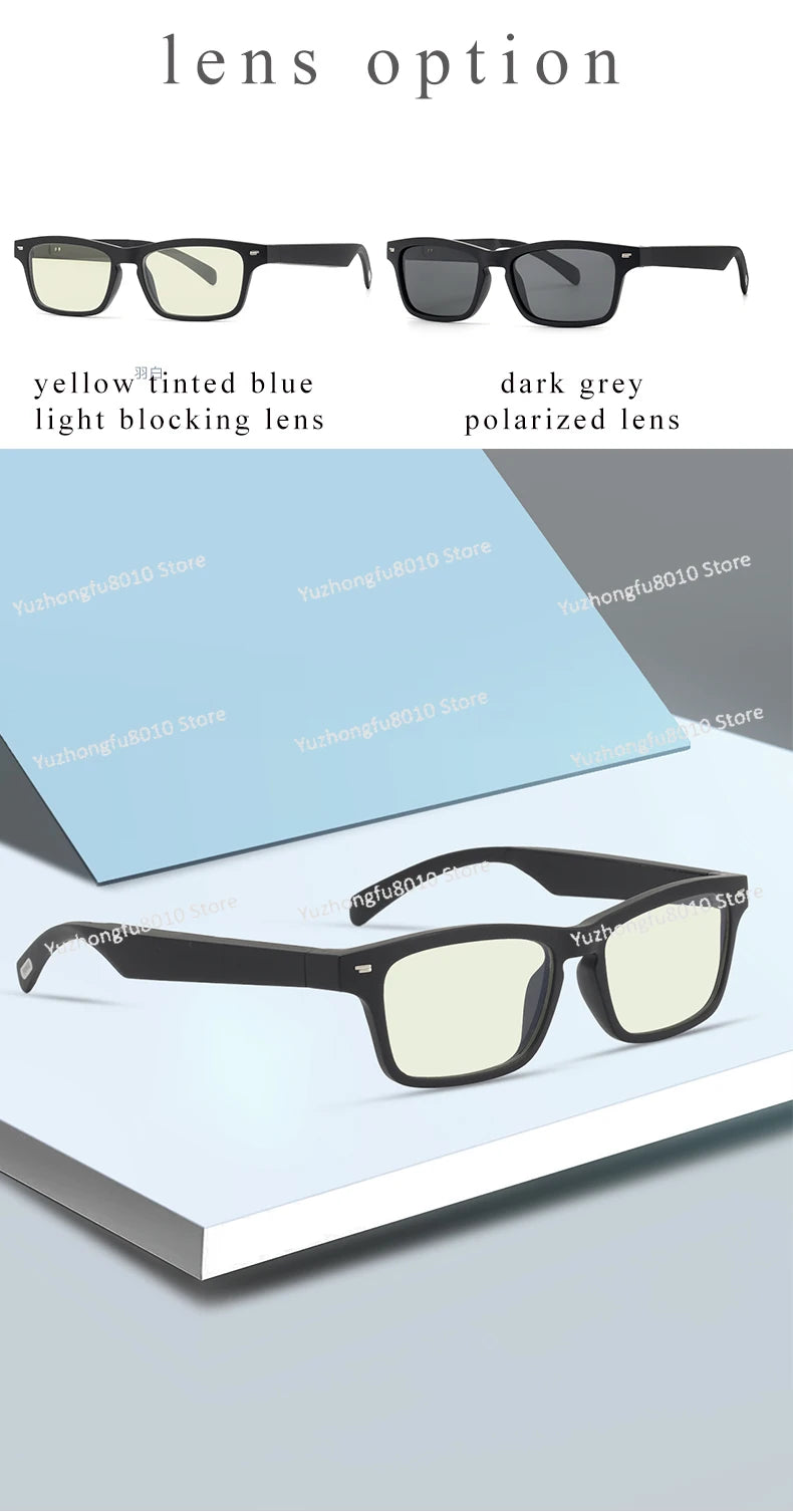 Smart glasses, audio call waterproof and anti-blue polarized light, sports hands-free call wireless smart