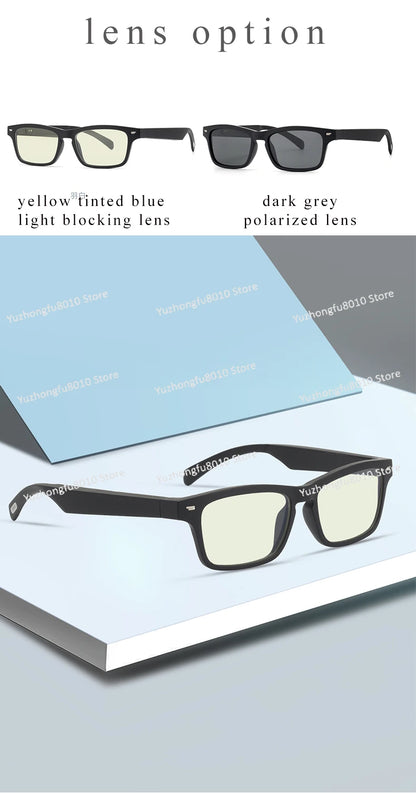 Smart glasses, audio call waterproof and anti-blue polarized light, sports hands-free call wireless smart