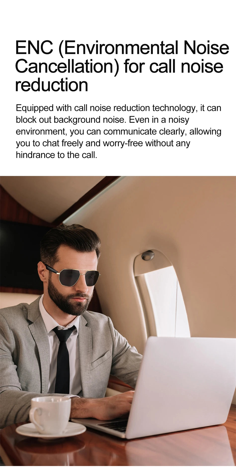 2025 New Smart Glasses Multiple Language Real-time Translation Wireless Call Music Play Sunglasses Waterproof Mens Smart Glasses