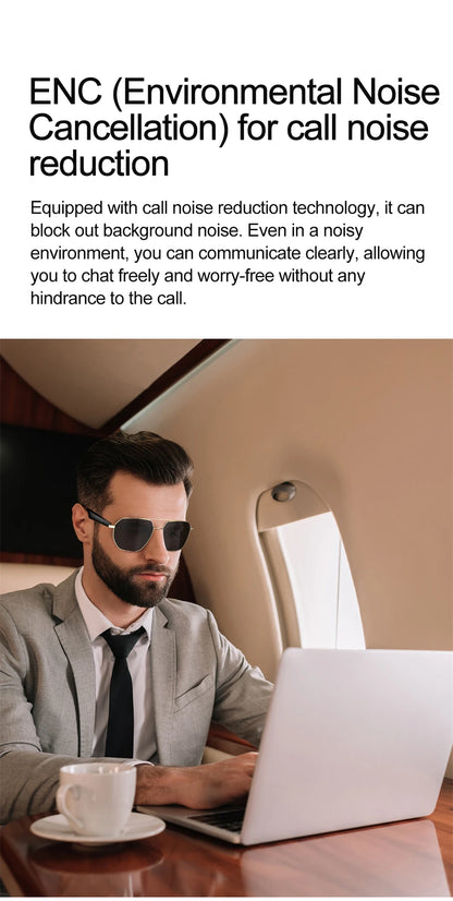 2025 New Smart Glasses Multiple Language Real-time Translation Wireless Call Music Play Sunglasses Waterproof Mens Smart Glasses