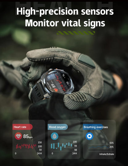 LIGE NEW Smart Watch Men 800mAh Large Battery Bluetooth Call IP67 Waterproof Smartwatch 100+Sport Health Monitor Smartwatches