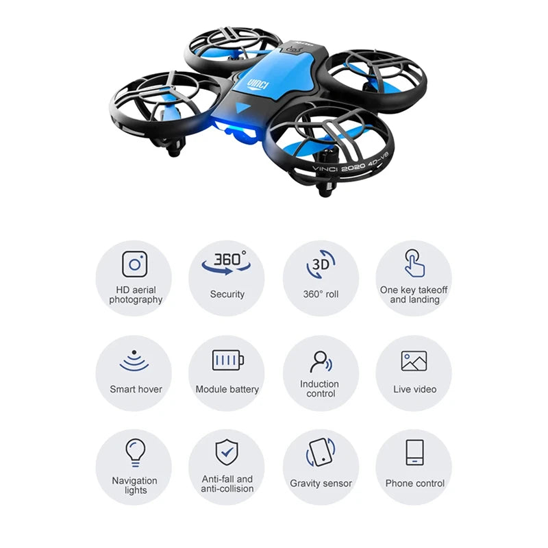 XIAOMI 811 Mini Drone 8K Profession 4K HD Wide Angle Camera Wifi Rc Fpv Foldable Drones Height Keep Drones Helicopter Kids Toys