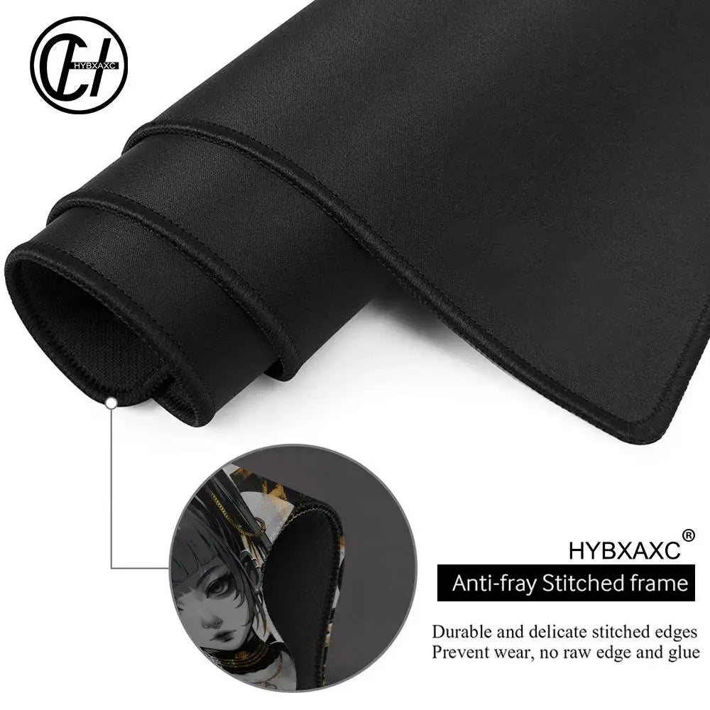 Large Gaming Mouse Pad Customizable Pattern Upgraded Smooth FPS Esports Office Gaming Desk Mat Gaming Accessories Rubber Mats