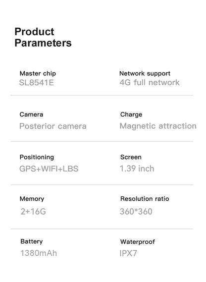 4G LTE Smart Watch 2025 Android os GPS Video Voice Wi-Fi Call Messaging HD Dual Cameras 4G Sim Card Call WIFI Men's SmartWatch