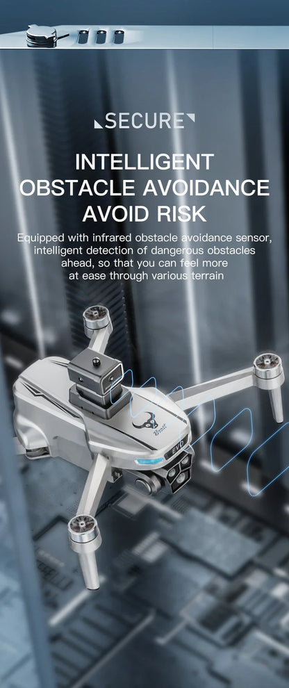 SG901MAX GPS Drone 8K Professional HD Dual Camera 5G WIFI With Screen 360°Obstacle Avoidance Brushless Foldable Quadcopter Drone