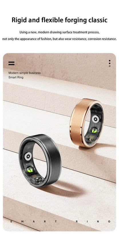 Xiaomi MIJIA Smart Ring With Charging Case Health Monitor Sleep Distance Calories IP68&5ATM Waterproof Multi-sport Men Women NEW