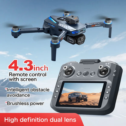 GT8 Drone 8K HD Dual Cameras FPV 5G WiFi GPS Brushless Motor Intelligen Obstacle Avoidance Foldable Quadcopter Toy Gift RC 3000M