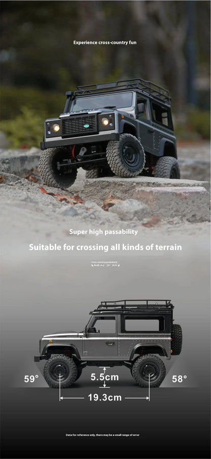 Official Licensed 1/12 4WD Off-Road RC Car MN98 Mn99S 2.4G Remote Control SUV Version Electric Climbing Car Model Toys for Kids