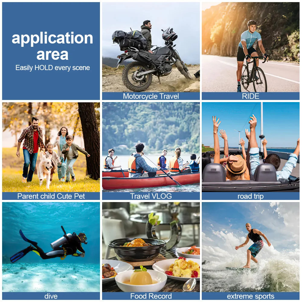 32GB 1080P Sport Action Camera WiFi Wireless Digital Video Recorder Mini Body Camera Wide Angle Camcorder Pet Collar Monitor Cam