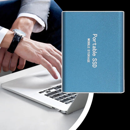 500GB Portable SSD High Speed External Hard Drive Portable Hard Drive Lightweight Design Mass Solid Drive for Phone Laptop