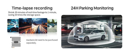 Dash cam KAWA D6 3K Video Recorder Car Dash Camera for AUTO, Car DVR Voice Control,Night Vision Dashcam 2025 New