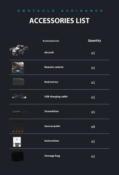 Xiaomi Mijia JS39 Drone 8K HD with Obstacle Avoidance&Optical Flow,Brushless Motor Foldable RC Quadcopter for Aerial Photography