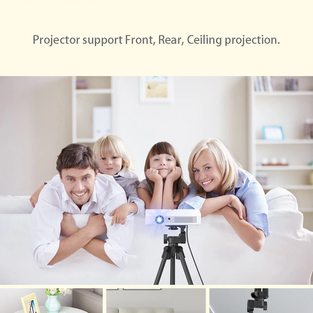 Smartldea V6 3D 4K Projector Android Wifi Daytime Proyector native 1280*800 Auto Focus Full HD 1080p portable smart game Beamer