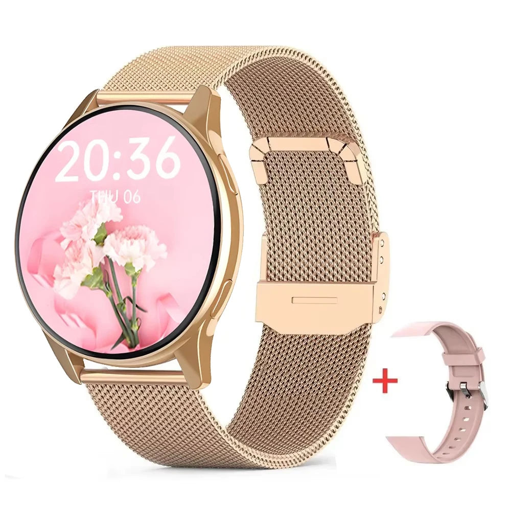 New Smartwatch 2025 Round AMOLED  relojes para hombres  Bluetooth Wireless Smart Watches For Man Woman Custom Watch Faces Watch