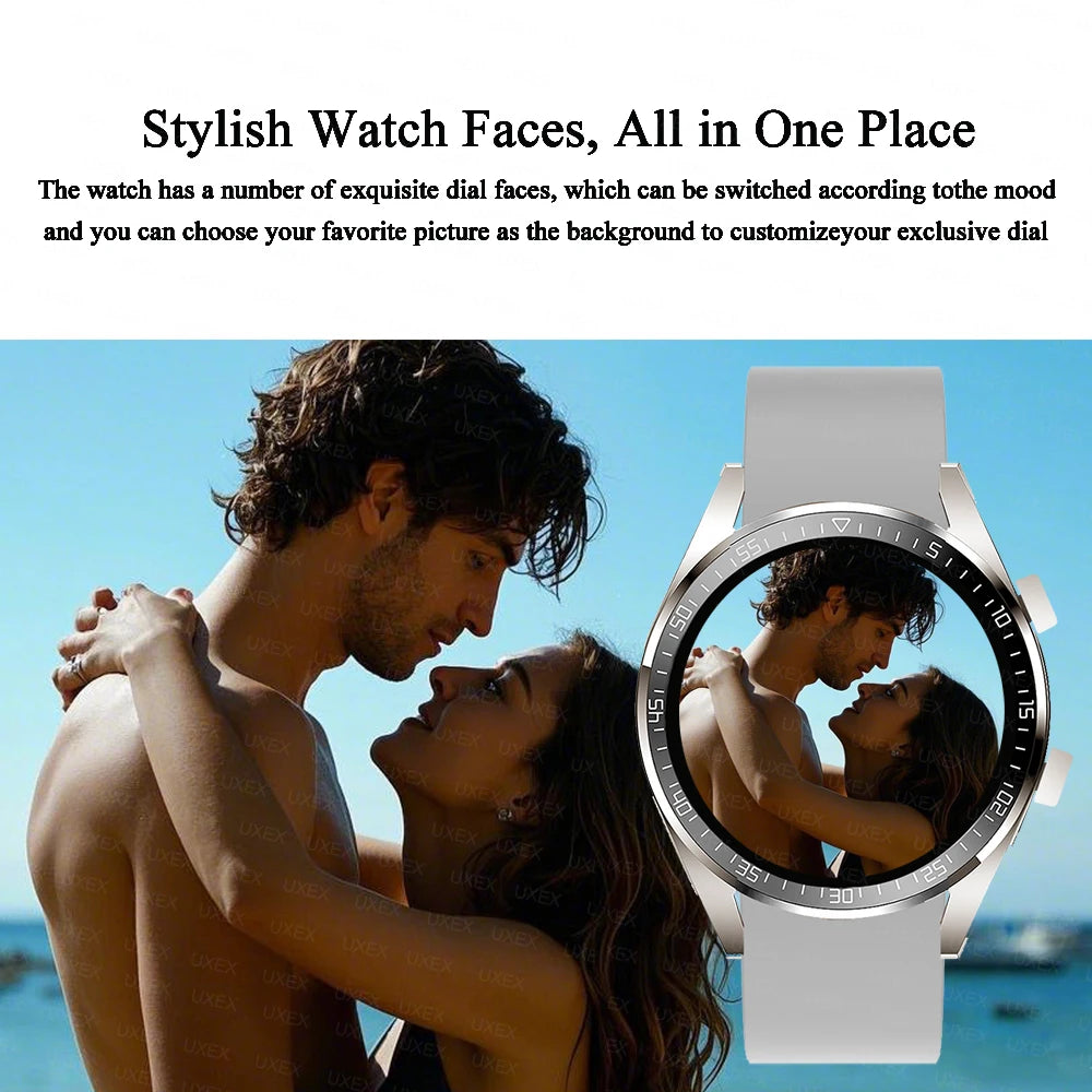 New Plus Smartwatch Hombre Bluetooth Call HD Screen Full Offers Today Health Tracking Diy Faces Gift Men Watches Smart Commerce