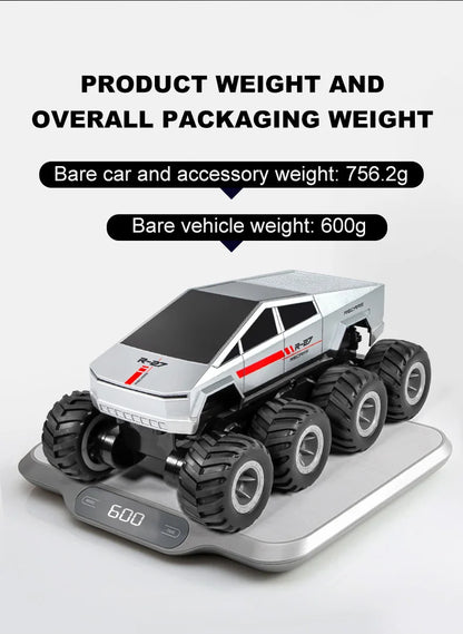 JHD For JJRC Q218 2.4g Amphibious Rc Remote Control Car Eight Wheel Stunt Car Amphibious All Terrain Four-Wheel Drive Climbing