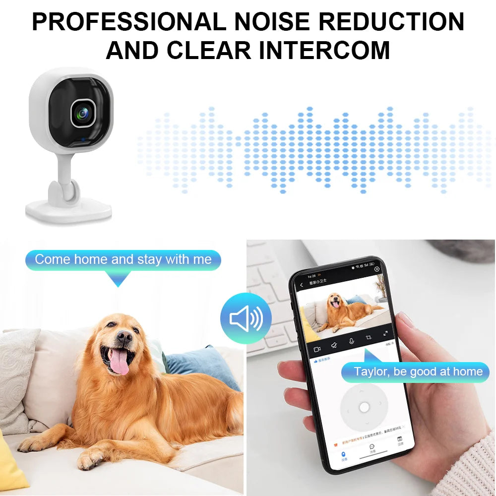 A3 1080P Surveillance IP WiFi Camera Mini Home Smart Two Way Intercom Survalance Camera Audio Video Night wifi Security Monitor