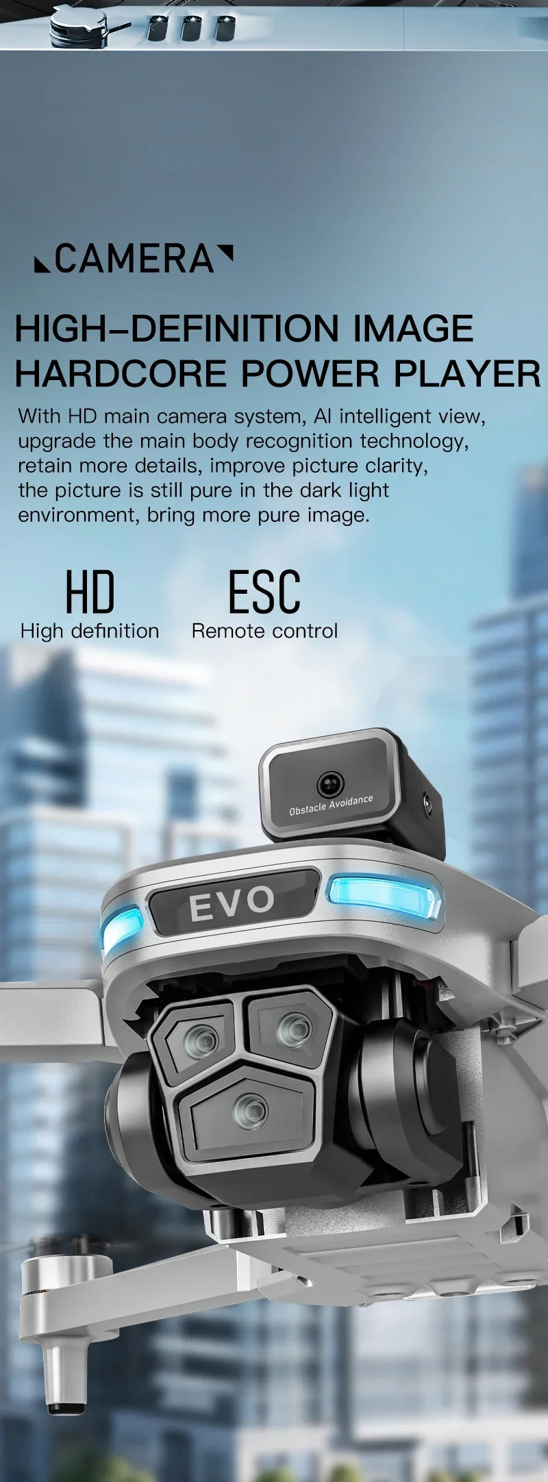 SG901MAX GPS Drone 8K Professional HD Dual Camera 5G WIFI With Screen 360°Obstacle Avoidance Brushless Foldable Quadcopter Drone