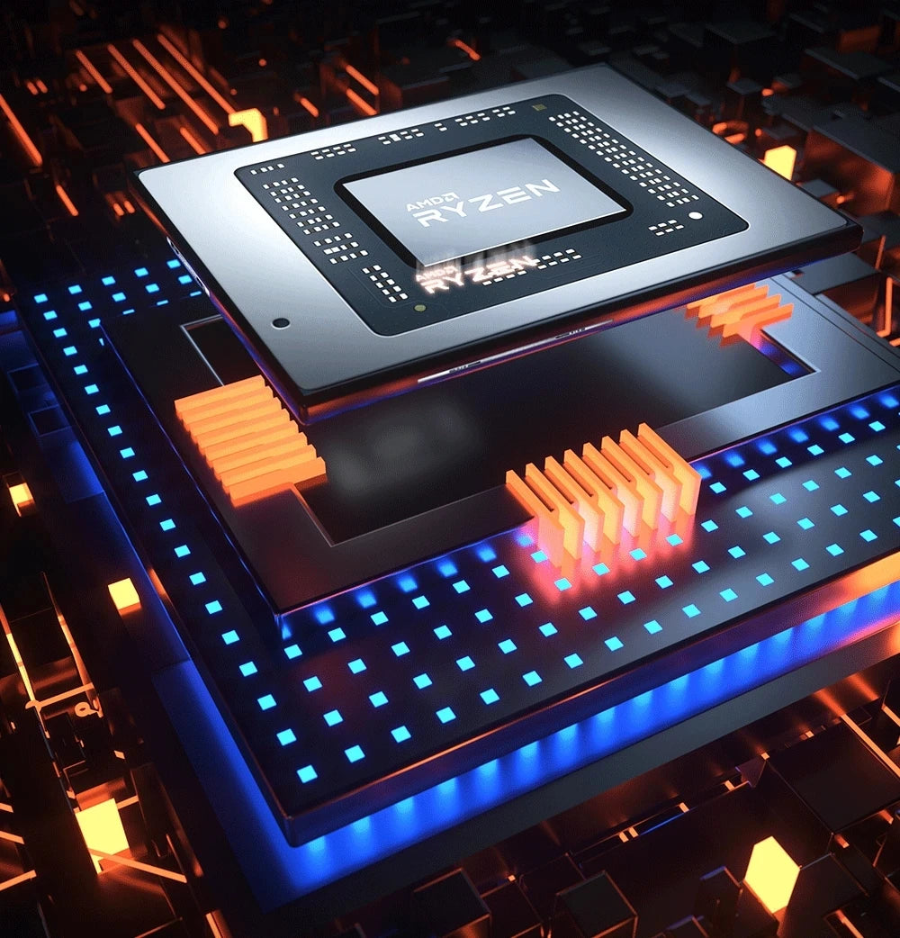 CARBAYTA AMD Ryzen 7 2700U Laptop - 36GB RAM 2TB SSD Metal Body Bluetooth Windows 11 pro Gaming IPS Portable Computer