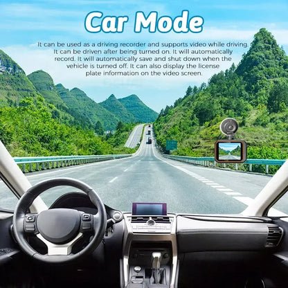 4K HD 60FPS Mini Camera Wifi Outdoor Sport 170° Wide Angle Action Kam Waterproof Bike Motorcycle Helmet Body Cam with LED Screen