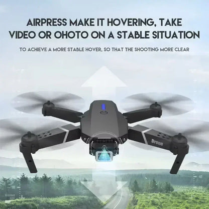 2025 E88 Professional Wide Angle RC Dron HD 4K Camera Mode Foldable Helicopter Aircraft Quadcopter Drone Kid Gift Toys ﻿