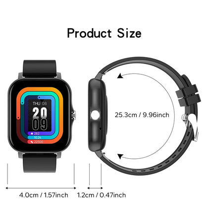 Smart watch for android phone.1.44 inch color screen full touch bluetooth call smart watch magnetic charging