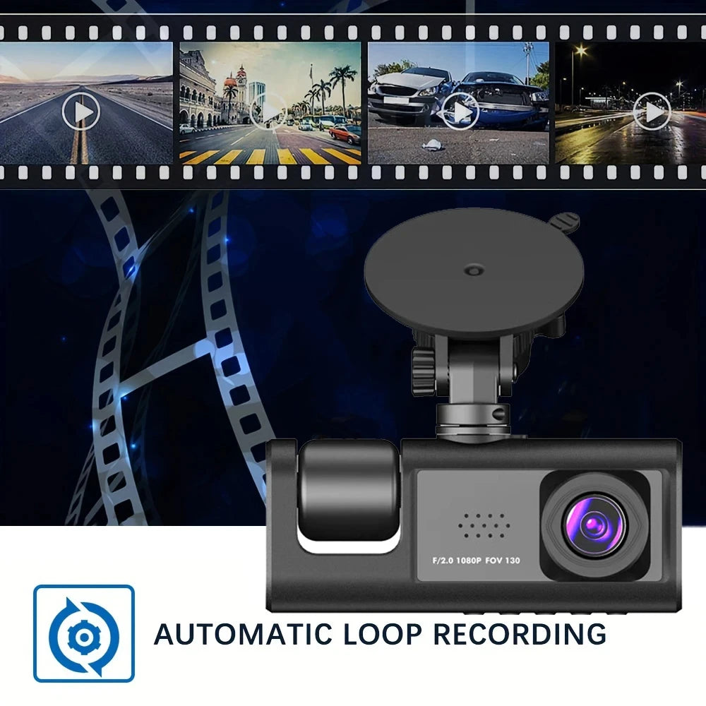 Dash Cam for Cars WIFI APP Car DVR 2/3lens Front Camera Video Recorder Rear View Camera for Vehicle Black Box Car Assecories