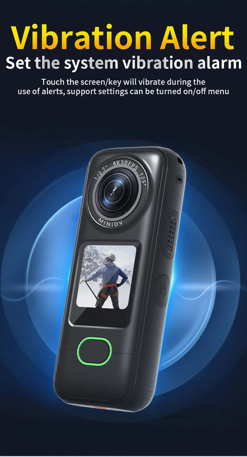 4K Action Camera HD Touch Screen Outdoor Anti Shake Sports DV Handheld Video Recorder Vlog Action Cam Pocket Body Camera