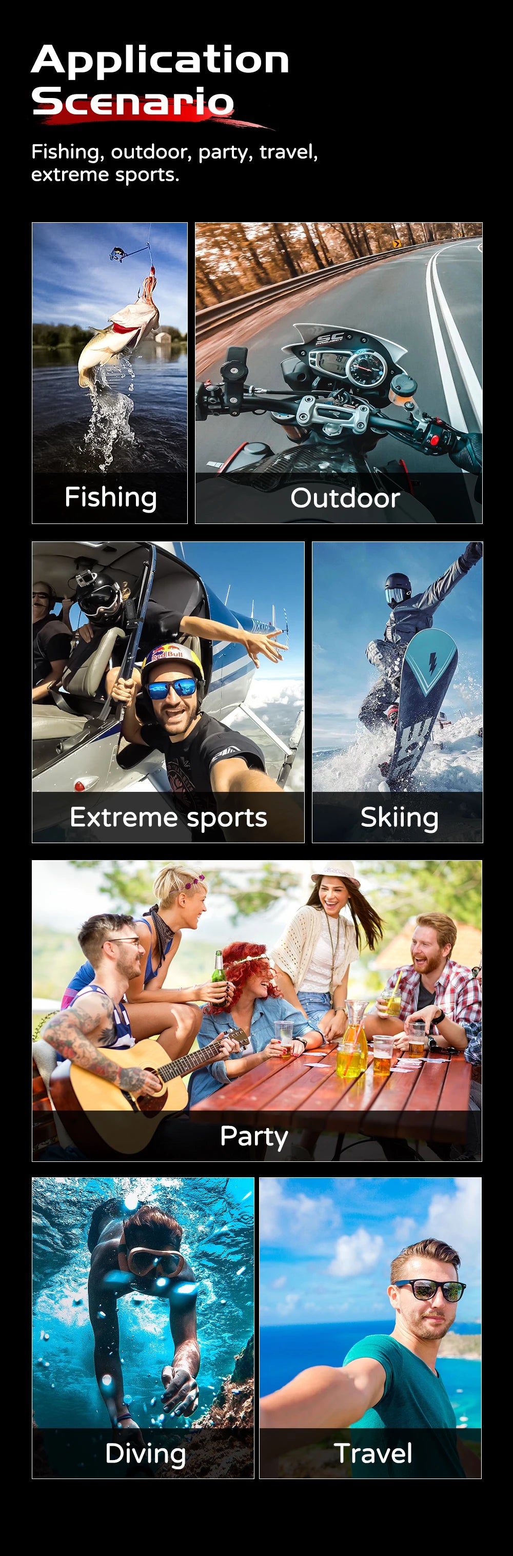 SJCAM C100 / C100Plus Mini Thumb Camera 1080P30FPS / 4K30FPS H.265 12MP 2.4G WiFi 30M Waterproof Case Action Sport DV Camcorder