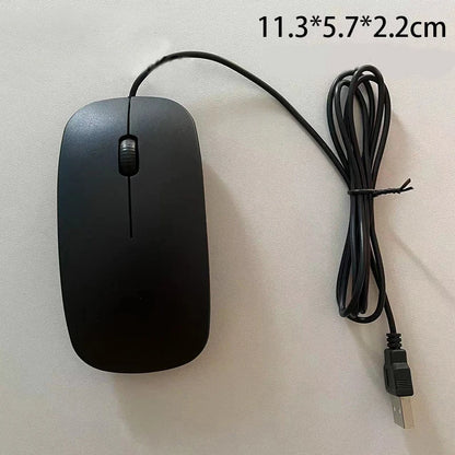 Hot Selling Neutral Wired Mouse 2.4Ghz With USB Cable Ergonomic Ultrathin Mice For PC Laptop Business Computer Office Mouse 1.2m