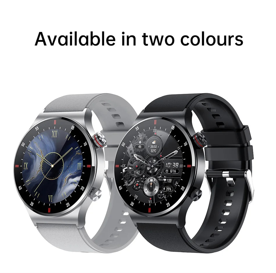 GPS NFC ECG+PPG Business Smart Watch Men Bluetooth Call Health Sleep Monitoring Multiple Sports Mode Waterproof Smartwatch Men