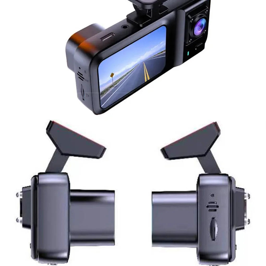 Dash Cam for Cars Camera Black Box 3 Channel /2 Channel  1080P Video Recorder Rear View Camera for Vehicle Car DVR car accessory