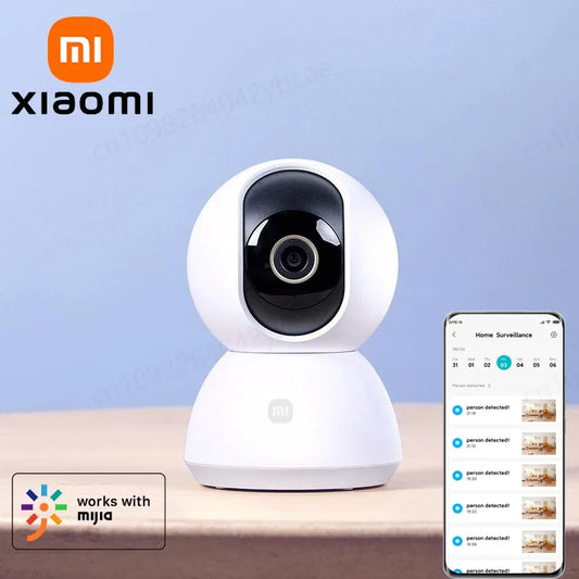 XIAOMI Home Security Intelligent Wifi Camera PTZ 2K，360° Panoramic View，3 Megapixels，AI Face Recognition，Support MIHOME APP