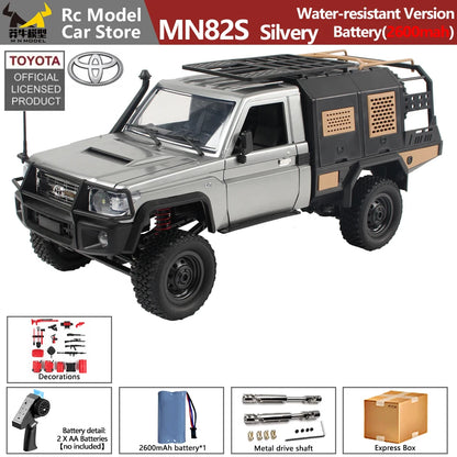MN MODEL 1/12 4WD Remote Control Diving Off-road Car Climbing Truck All Terrain Vehicle Rock Crawler Wading Pickup Toy for Adult