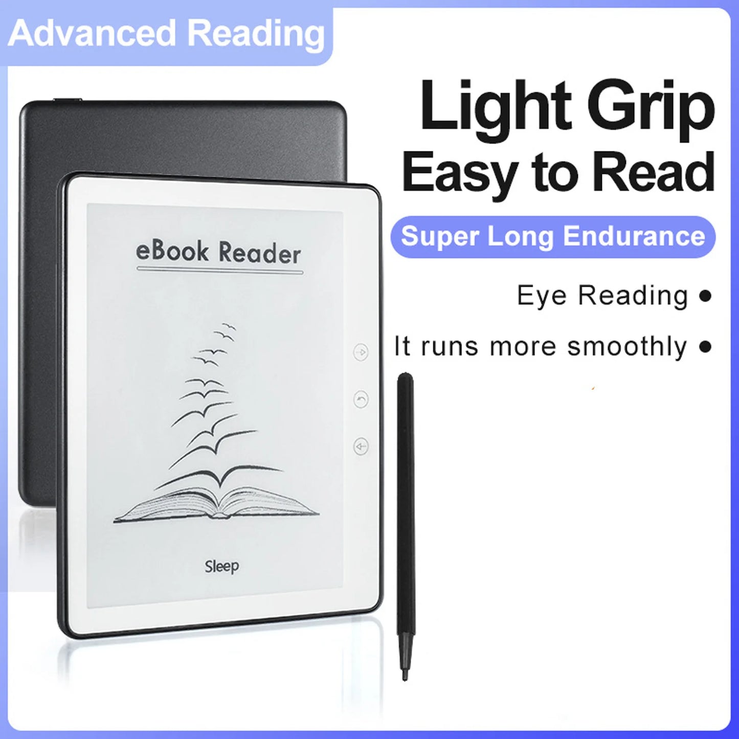 BK576 5.76 Inch  Open E Book Reader for Android 8.1 1GB 16GB Eye Friendly E Reader Digital Book Reader E Book Reader