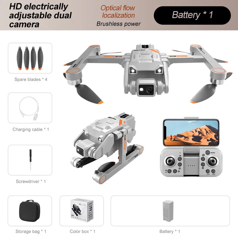 2025 RG700 PRO RC Drone Obstacle Avoidance Aerial photography 4K Dual Camera Quadcopter Gps Four-Axis Helicopter Drone Gift Toy
