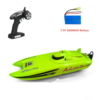 53CM Large 40KM/h High Speed Remote Control RC Racing Boat 150M 2 way Navigation Waterproof Dual Body Electric RC Speedboat Toy