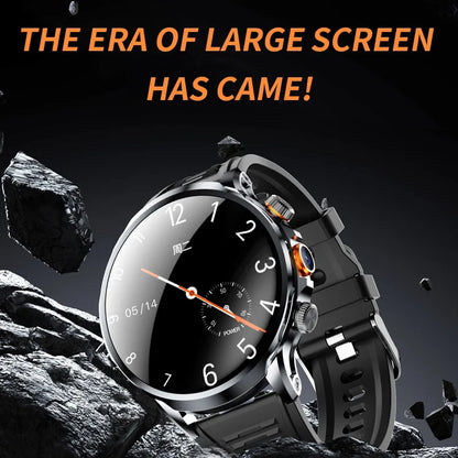 2024 H18 Smart Watch 1.85'' Large Screen HD Display 5G SIM Card WIFI Video Call Side Camera Fitness Tracker Pedometer for Men