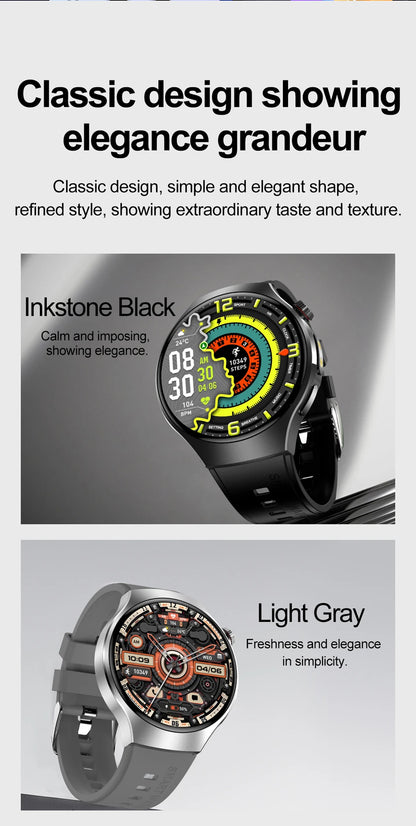 2025 New Outdoor Sports Smart Watch Men Riding Running Fitness IP68 Waterproof LED Lights Bluetooth Call Smartwatches