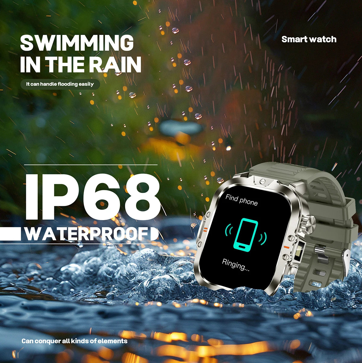 LED Flashlight Smart Watch 2.01" Bluetooth Call Voice Assistant Multi Sports Modes Health Monitoring Smartwatch For Men Women