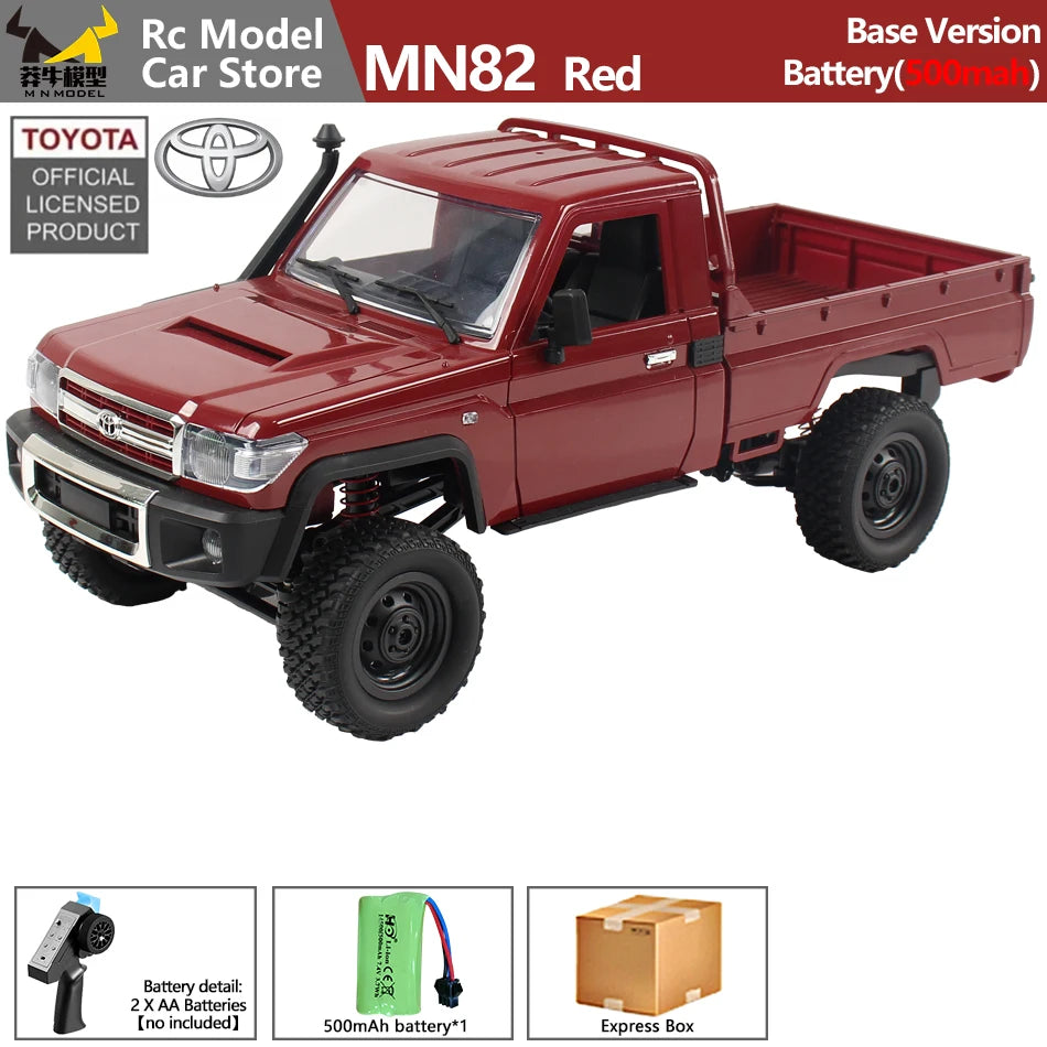 MN MODEL 1/12 4WD Remote Control Diving Off-road Car Climbing Truck All Terrain Vehicle Rock Crawler Wading Pickup Toy for Adult