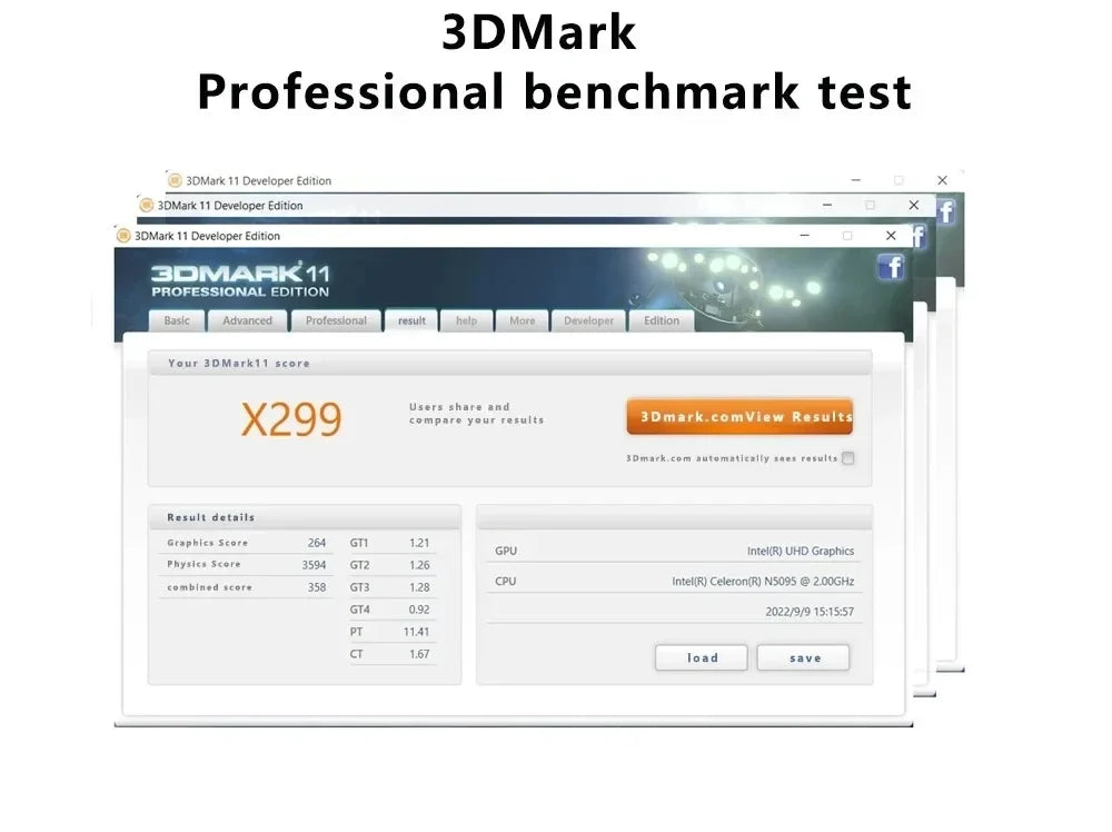 CARBAYTA 15.6" Laptop Computer Intel Celeron N5095 Notebook PC 16 32G Ram 128GB-2TB SSD Office Study PC Windows 11 1080P Laptops