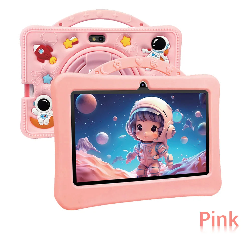 2025 New Cartoon Pattern Kids Tablet 7 Inch 4GB RAM 128GB ROM 3200mAh Android Learning Education Games Tablets Children's Gifts