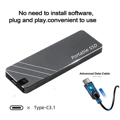 High Speed Portable SSD 1TB External Hard Drive Hard Drive External Expansion High Speed Transmission Back up Hard Drive